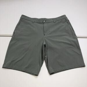Lululemon Men’s ABC Shorts Everyday Classic Fit Green Size 36